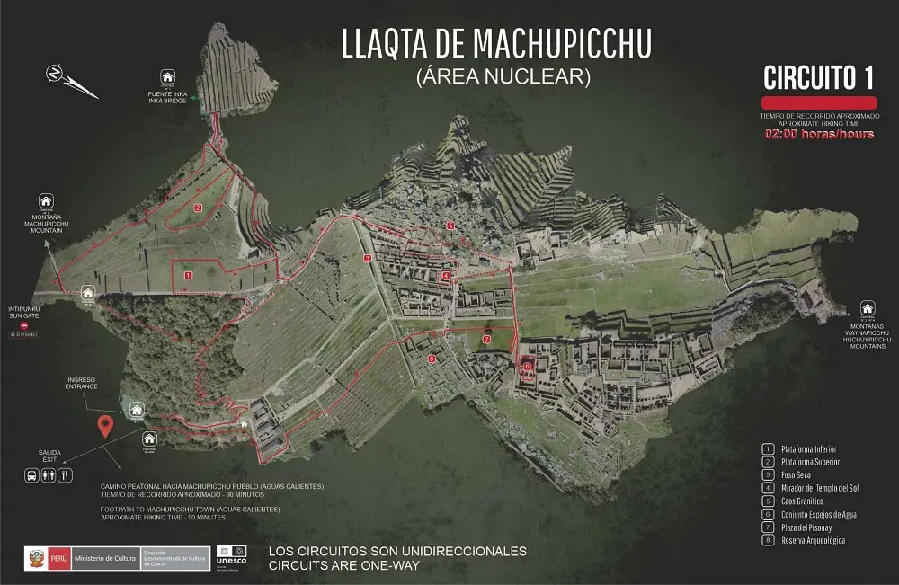 Circuito 1 Machu Picchu