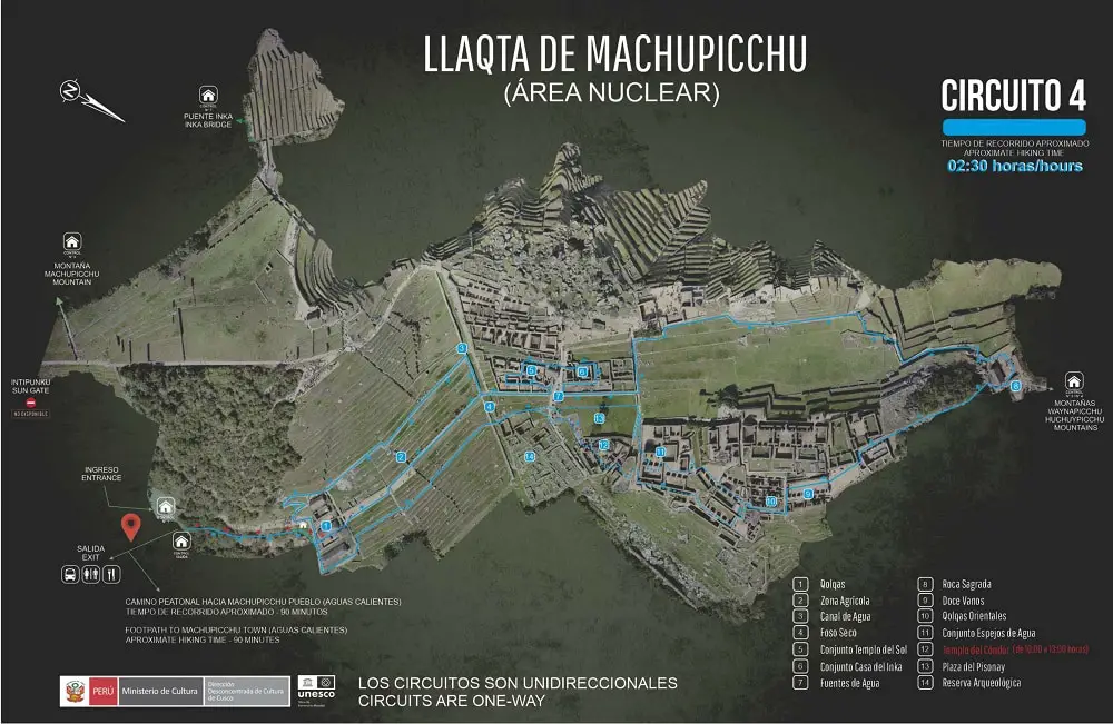 Circuito 4 Machu Picchu